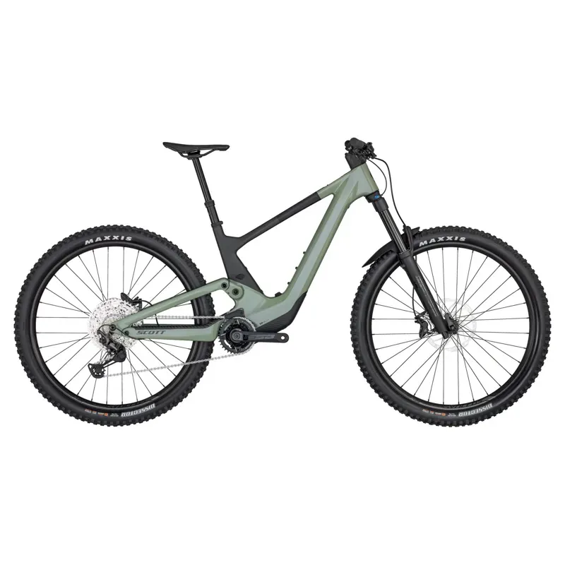 Scott Voltage eRide 910 Mountain Bike In Undergrowth Green-1