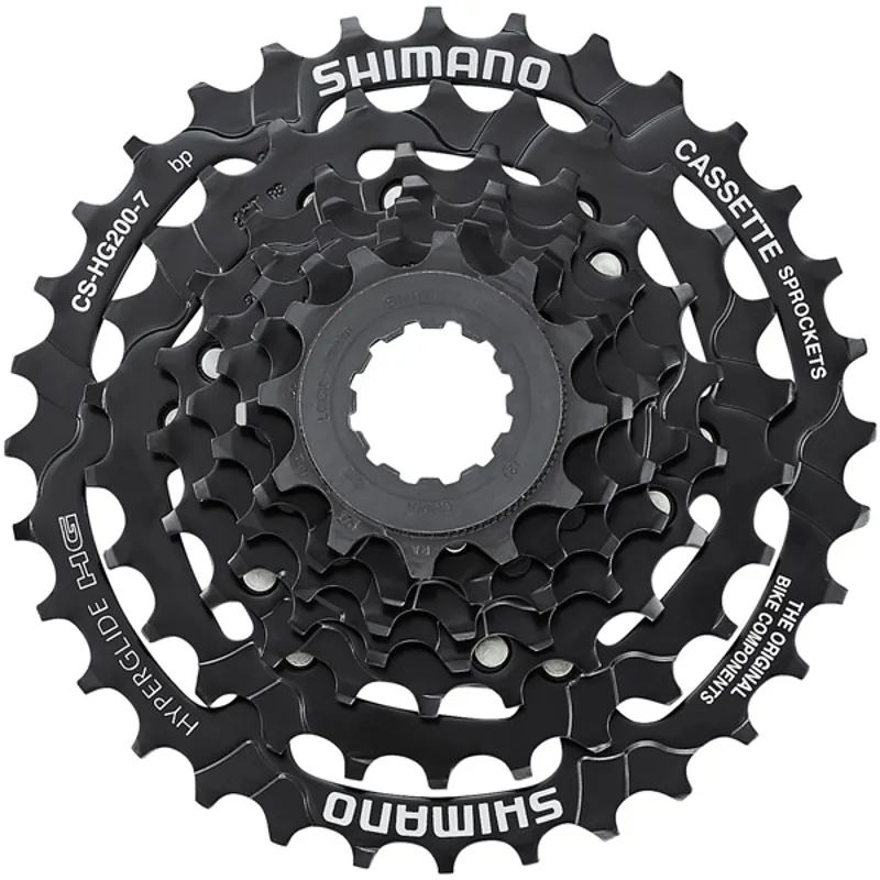 Shimano Alivio CS-HG200 7-speed 12 - 28T Cassette in Black