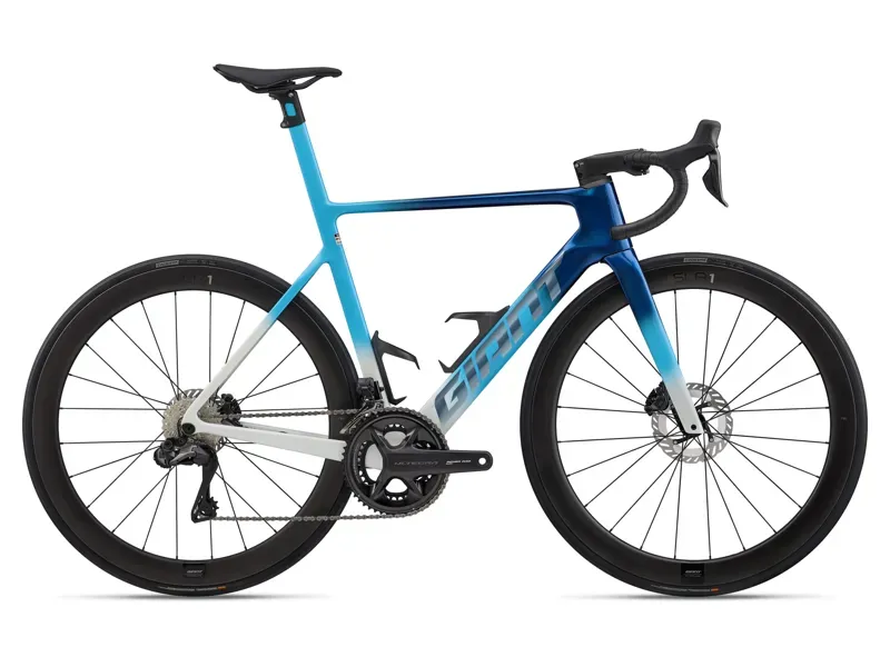 Giant Propel Advanced SL 1 Road Bike in Ultra Navy/Azure/Chrome