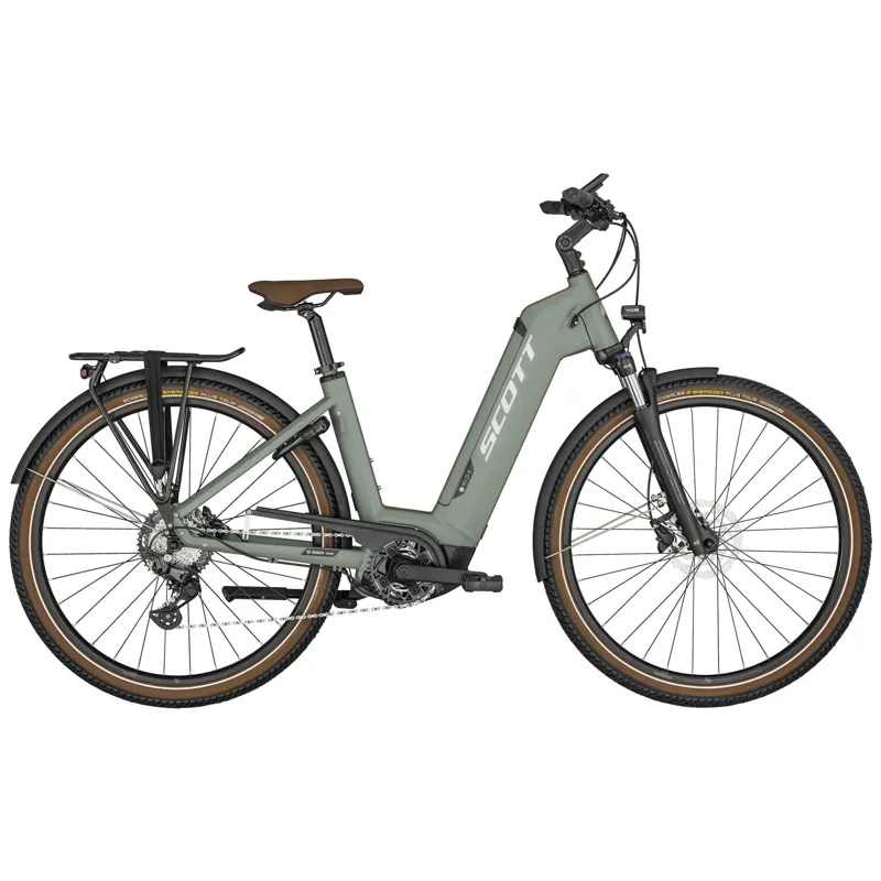 Scott Sub Sport eRIDE 20 Electric Hybrid Bike in Green