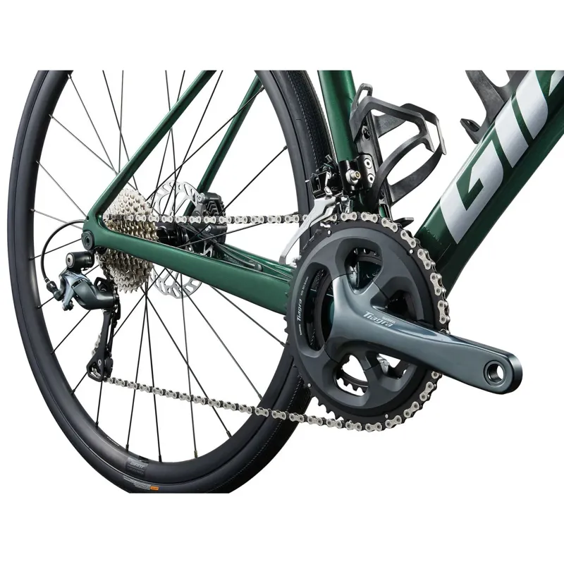 Giant Defy Advanced 3 Road Bike in Kelp Forest/Silver-2