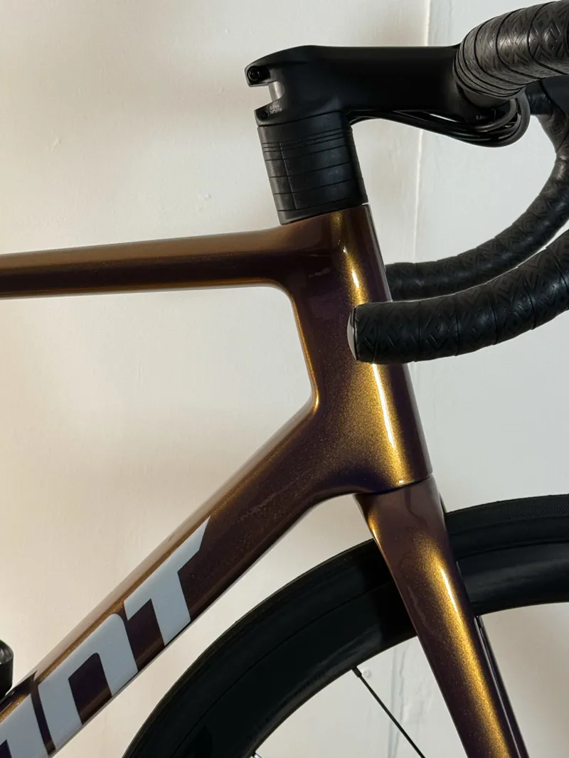 Giant TCR Advanced Pro 2 Road Bike In Gloss Meteor Storm/White-3