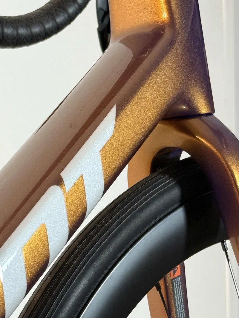 Giant TCR Advanced Pro 2 Road Bike In Gloss Meteor Storm/White-7