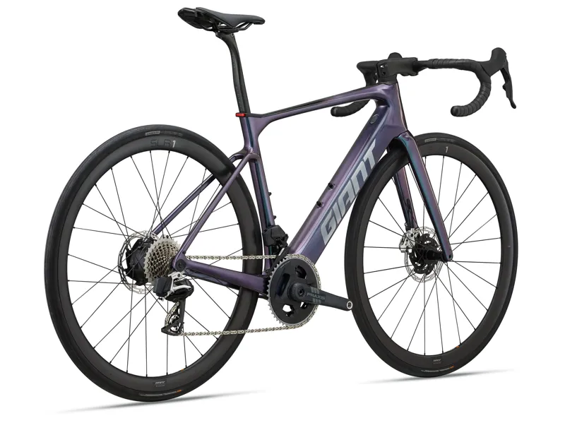 Giant Defy Advanced E+ Elite 0 E-Road Bike In Blue Dragonfly-2