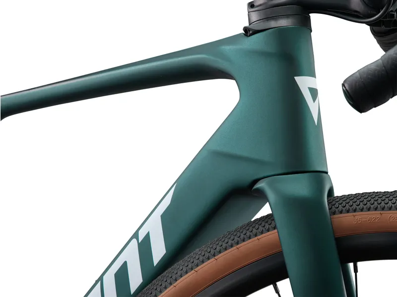 Giant Defy Advanced E+ Elite AR E-Road Bike In Matte Kelp Forest-3