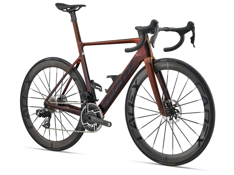 Giant Propel Advanced SL 0-Red Road Bike In Gloss Black Lava-1