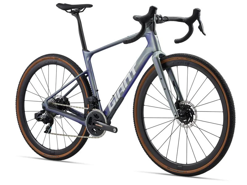 Giant Revolt Advanced Pro 0 Gravel Bike In Gloss Interstellar/Chrome-1