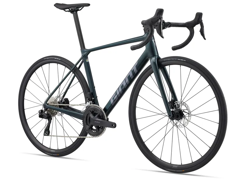 Giant TCR Advanced 1 Road Bike In Gloss Asphalt Green/Mercury-1