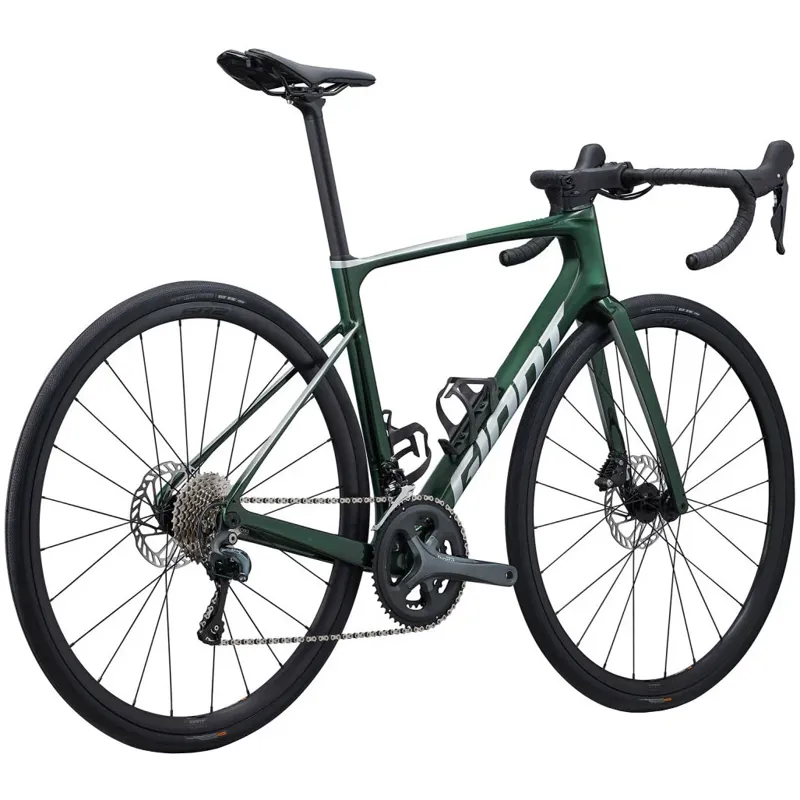 Giant Defy Advanced 3 Road Bike in Kelp Forest/Silver-1