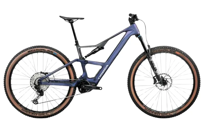 Orbea Rise Sl M20 630Wh E-Mountain Bike In Tanzanite Carbon View/Carbon Raw Matt
