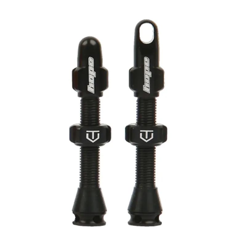 HOPE TUBELESS VALVE PAIR 40MM BLACK