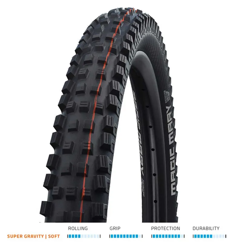 Schwalbe Magic Mary - Super Gravity  - Soft - 27.5 and 29 - two widths