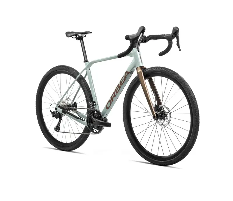 Orbea Terra H40 Gravel Bike in Blue Stone/Copper-1