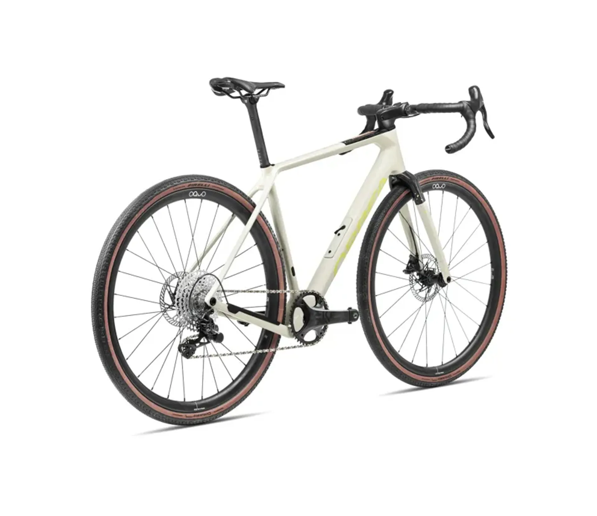 Orbea Terra M20Team Gravel Bike In Ivory White/Spicy Lime