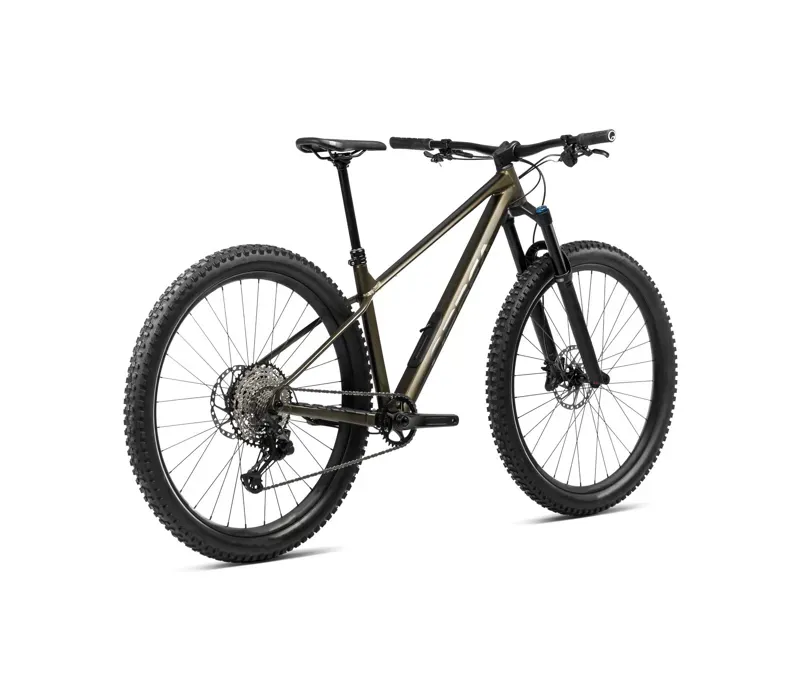 Orbea Laufey H30 Mountain Bike In Metallic Olive Green/Titanium Black-2