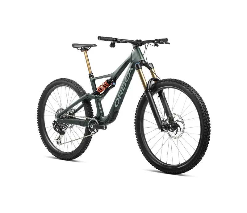 Orbea Rallon M10 Mountain Bike In Forest Green Carbon/Blue Stone-1