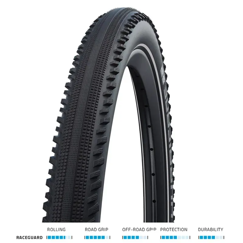 Schwalbe Hurricane 27.5x2-inch Performance Clincher Tire in Black-1