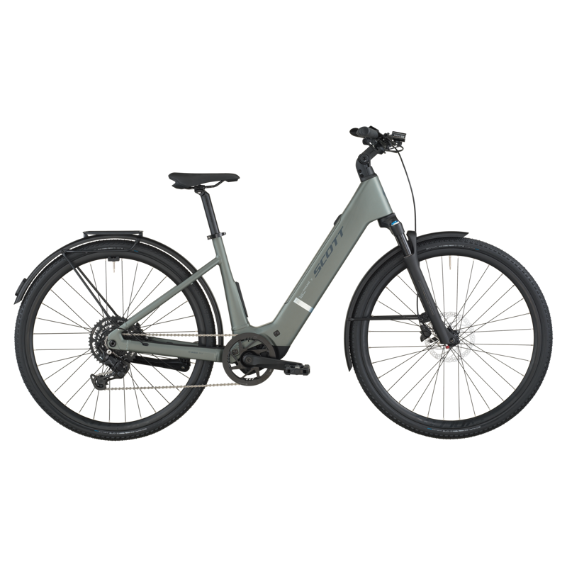 Scott Passage 20 Wave eHybrid Bike in Highland Green