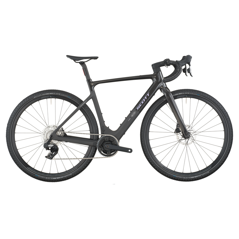 Scott Solace 30 eGravel Bike in Carbon Black